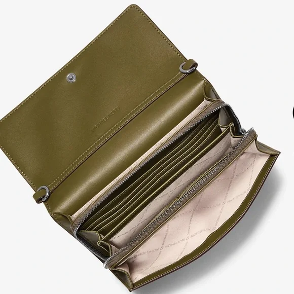 Michael Kors Gradient Olive and Gold Crossbody - Picture 13 of 16